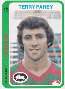 1979 Scanlens #89 Terry Fahey Front
